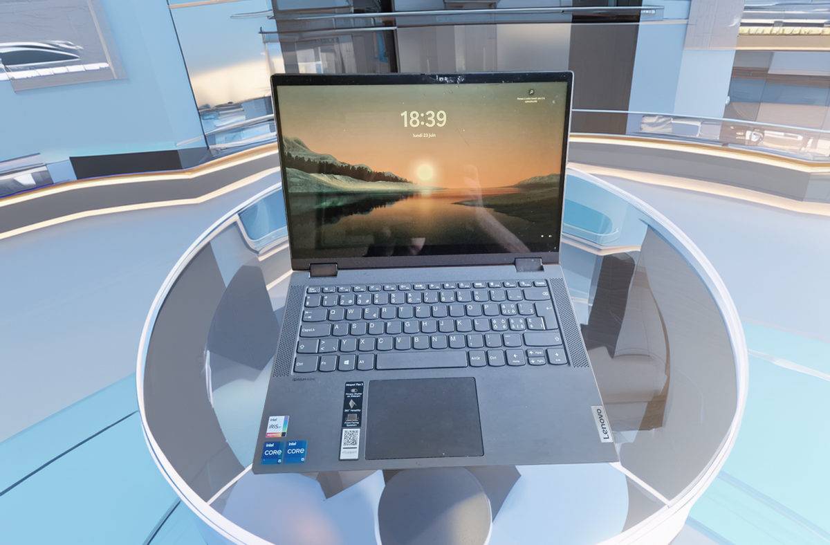 Lenovo Ideapad 2011. Fond: Adobe Firefly. Lenovo Ideapad 2021. Fond: Adobe Firefly.