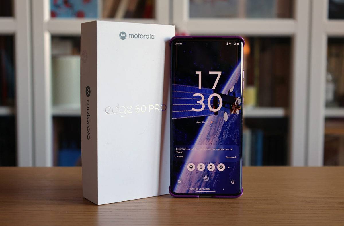 Le Moto Edge 60 Pro.