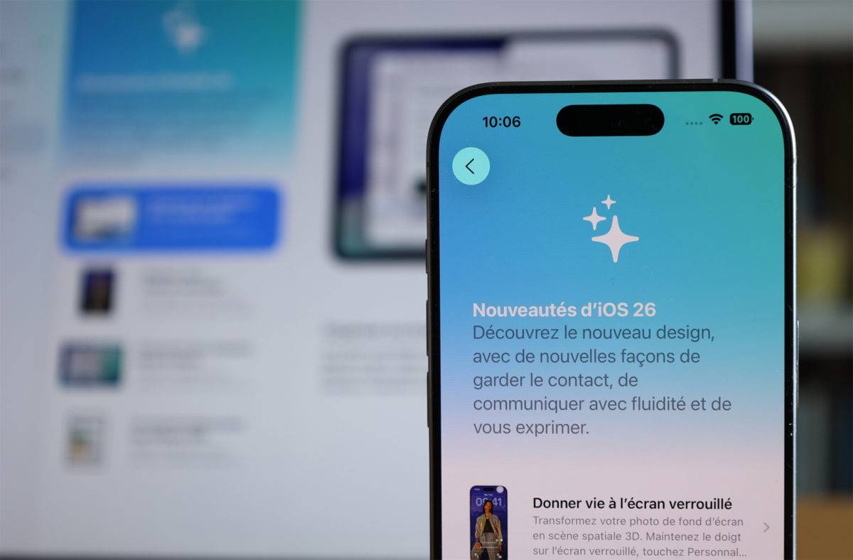 A la découverte d'iOS26 et iPadOS 26.