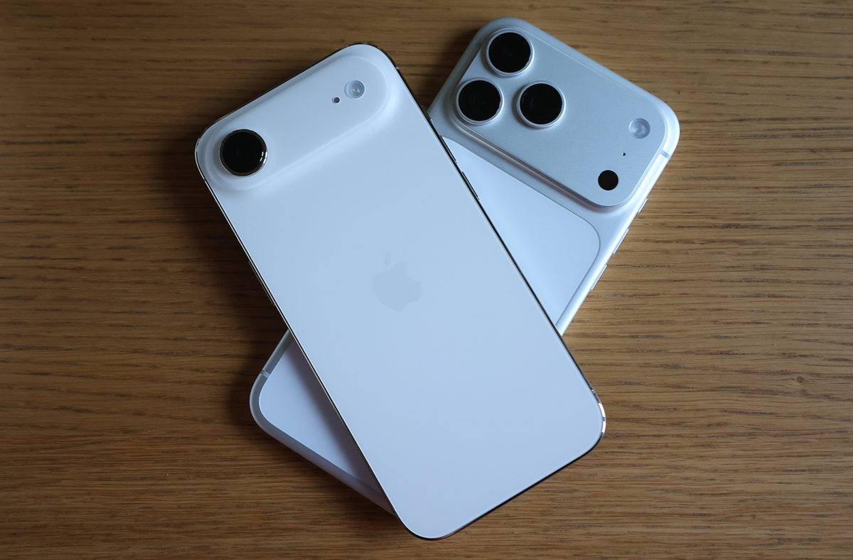 Les iPhone Air et iPhone 17 pro Max. Les iPhone Air et iPhone 17 pro Max.
