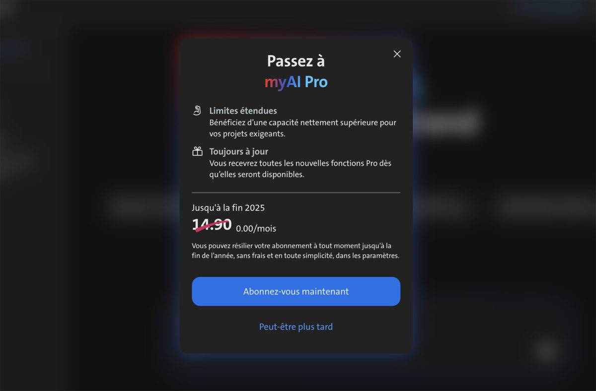 Swisscom myAI basé sur le modèle américain Claude.