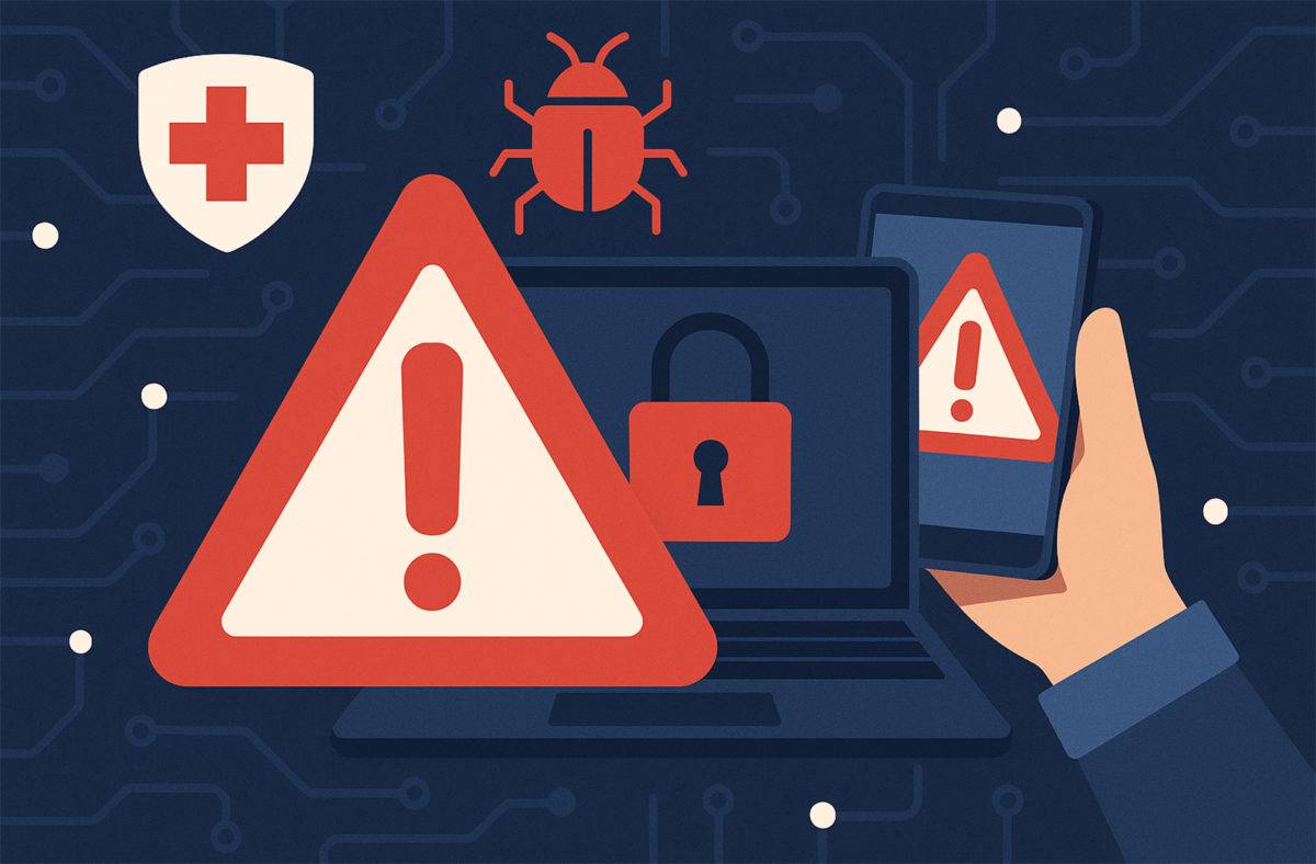 Cybermenaces sur Alertswiss. Cybermenaces sur Alertswiss.