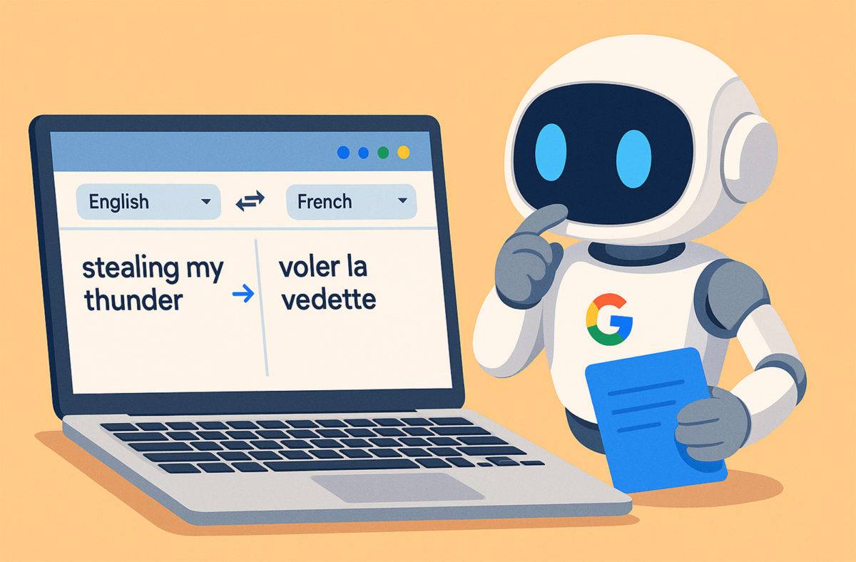 Google améliore son outil de traduction avec son IA Gemini. Google améliore son outil de traduction avec son IA Gemini.