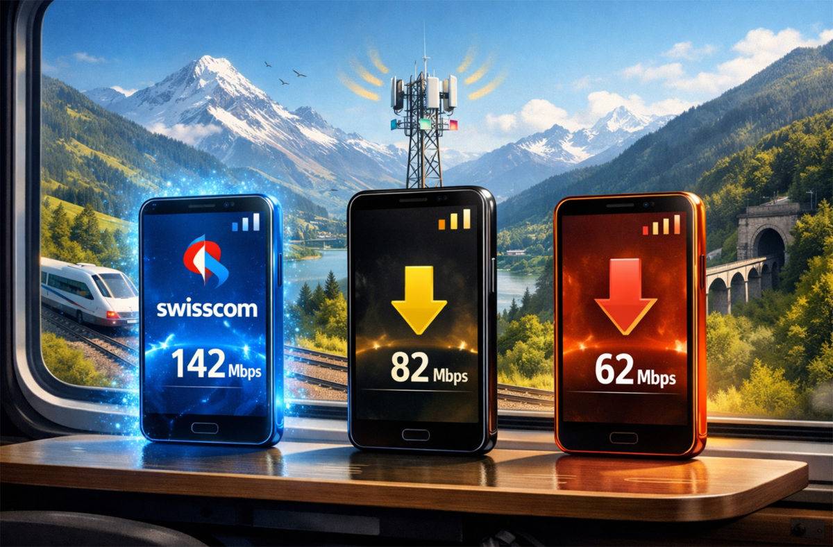 Il n'y a pas photo. Test réseaux: Swisscom écrase Salt et Sunrise, le plus mauvais. Il n'y a pas photo. Test réseaux: Swisscom écrase Salt et Sunrise, le plus mauvais.
