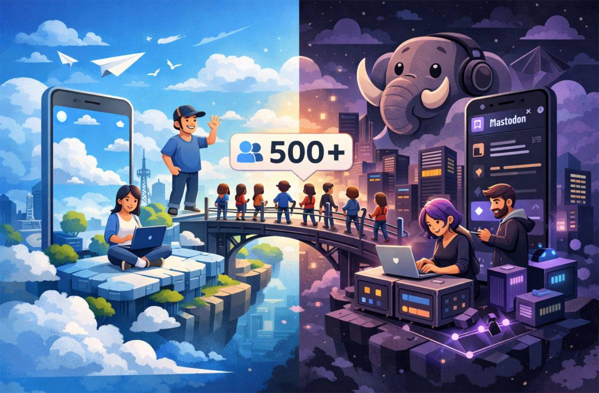Pourquoi pas Bluesky ou Mastodon pour suivre ce blog?