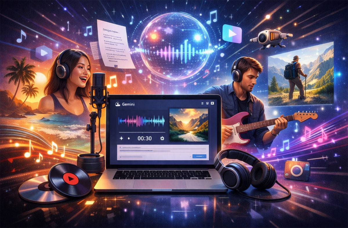 Musique: voici Lyria 3 dans Google Gemini.