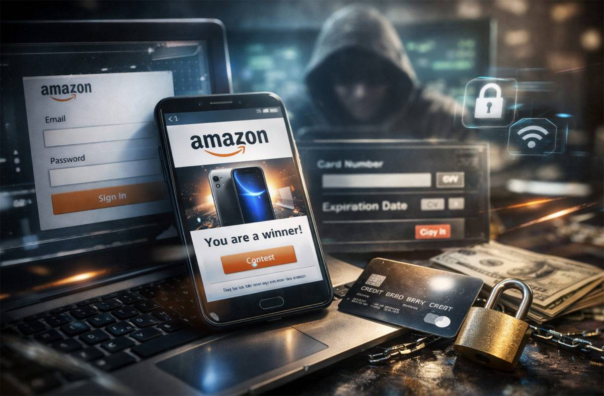 Gare à l'usurpation de la marque Amazon.
