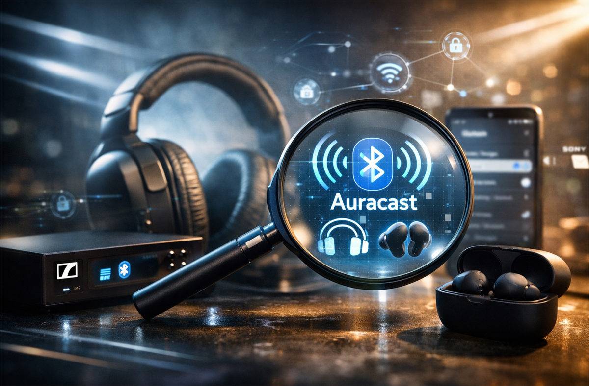 Diffusion Sennheiser: le test d'Auracast.
