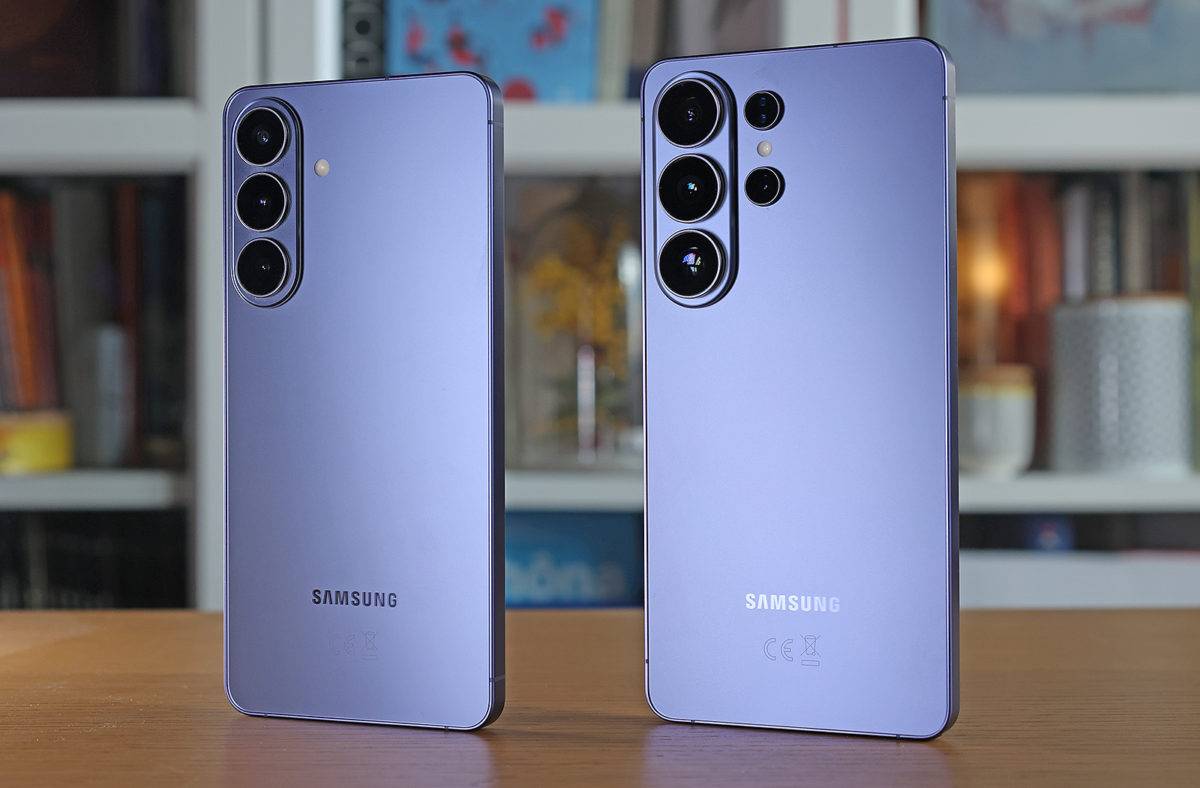 Les Samsung Galaxy S26+ (g.) et S26 Ultra. Les Samsung Galaxy S26+ (g.) et S26 Ultra.