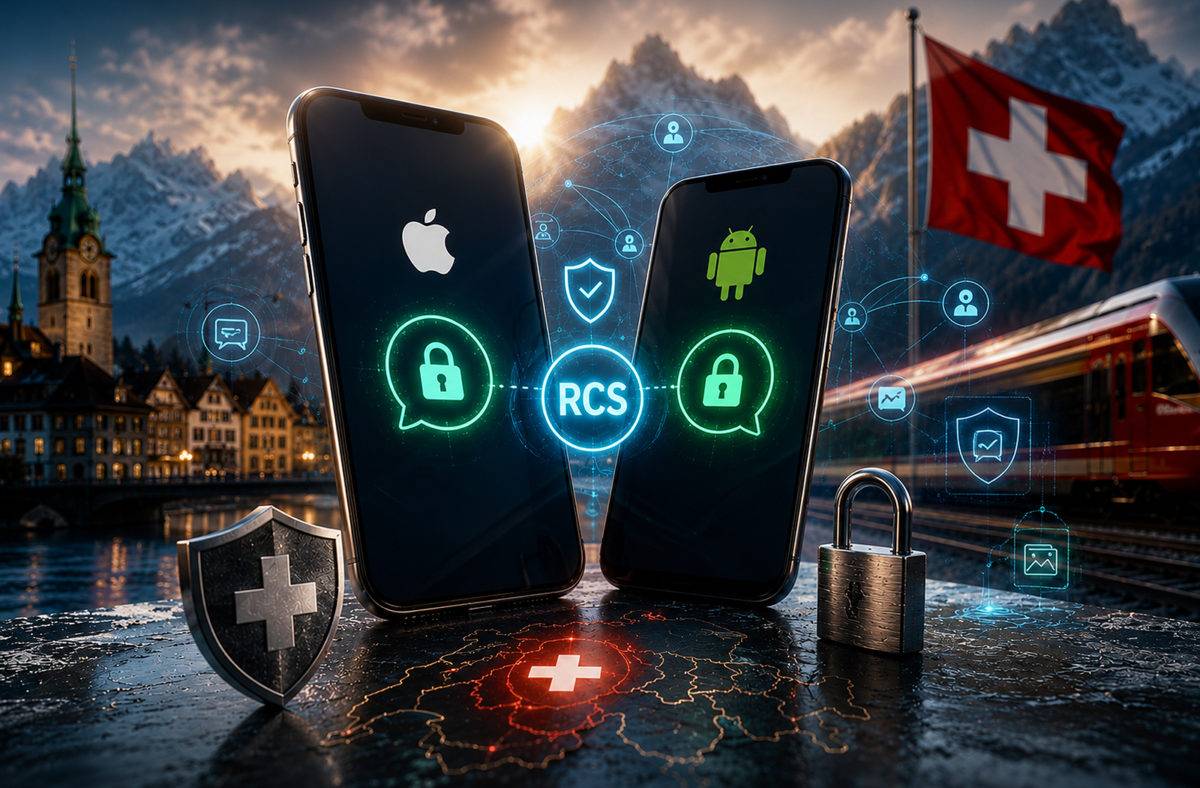 Bientôt le RCS sécurisé entre Android et iPhone en Suisse?