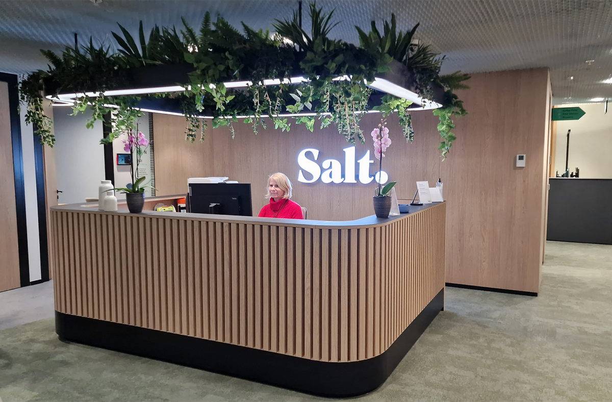 Le siège de Salt à Prilly, près de Lausanne.