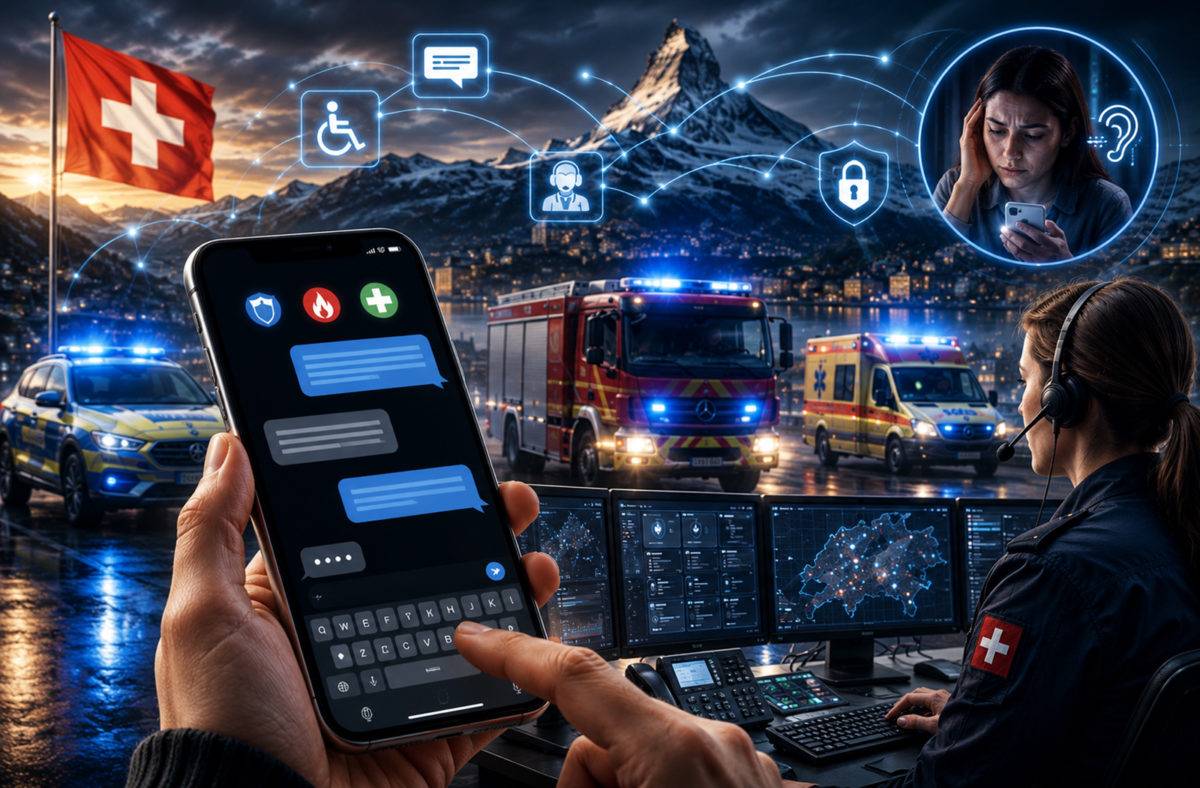 Contacter les secours en texte.