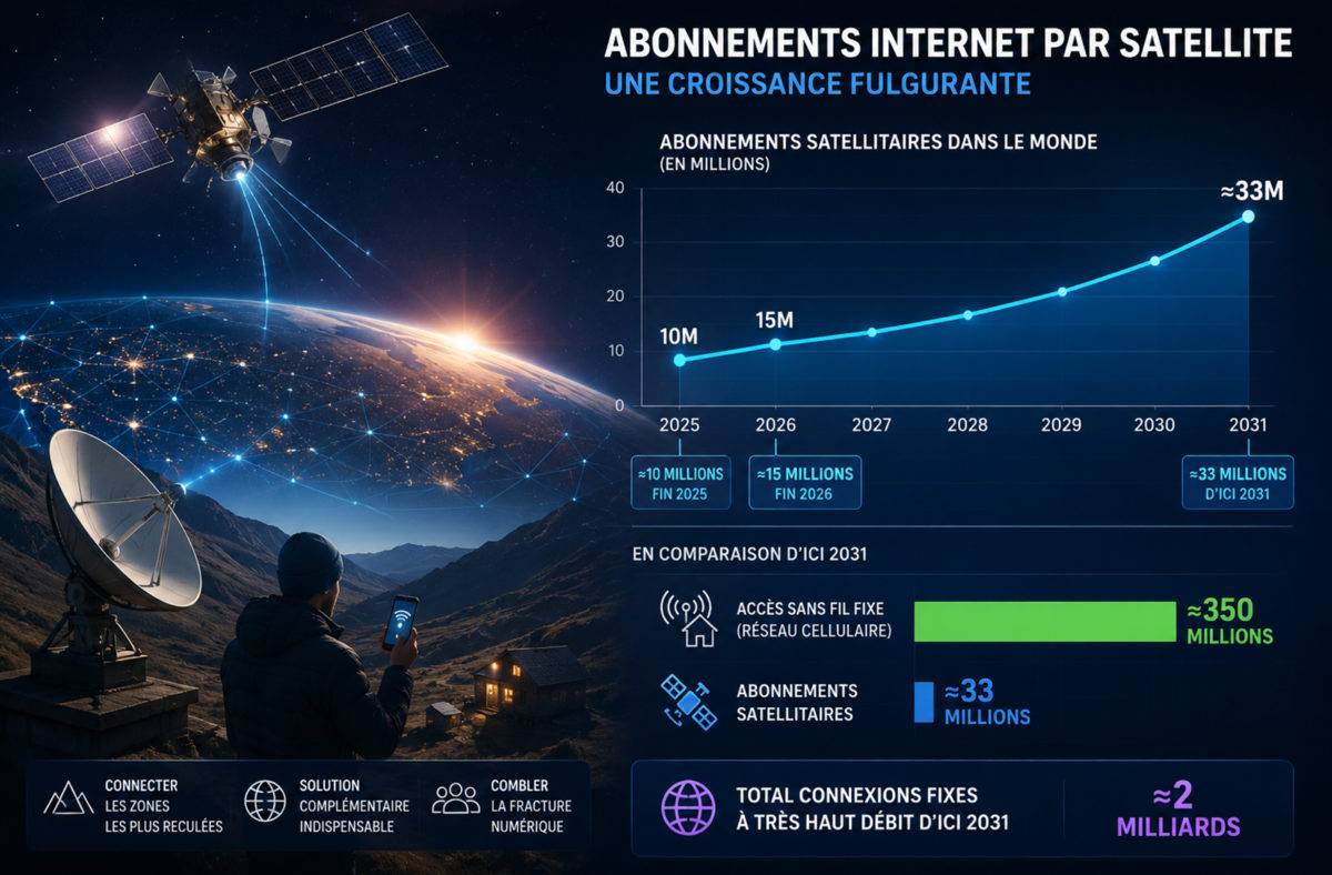 Abonnements au haut débit par satellite. Abonnements au haut débit par satellite.