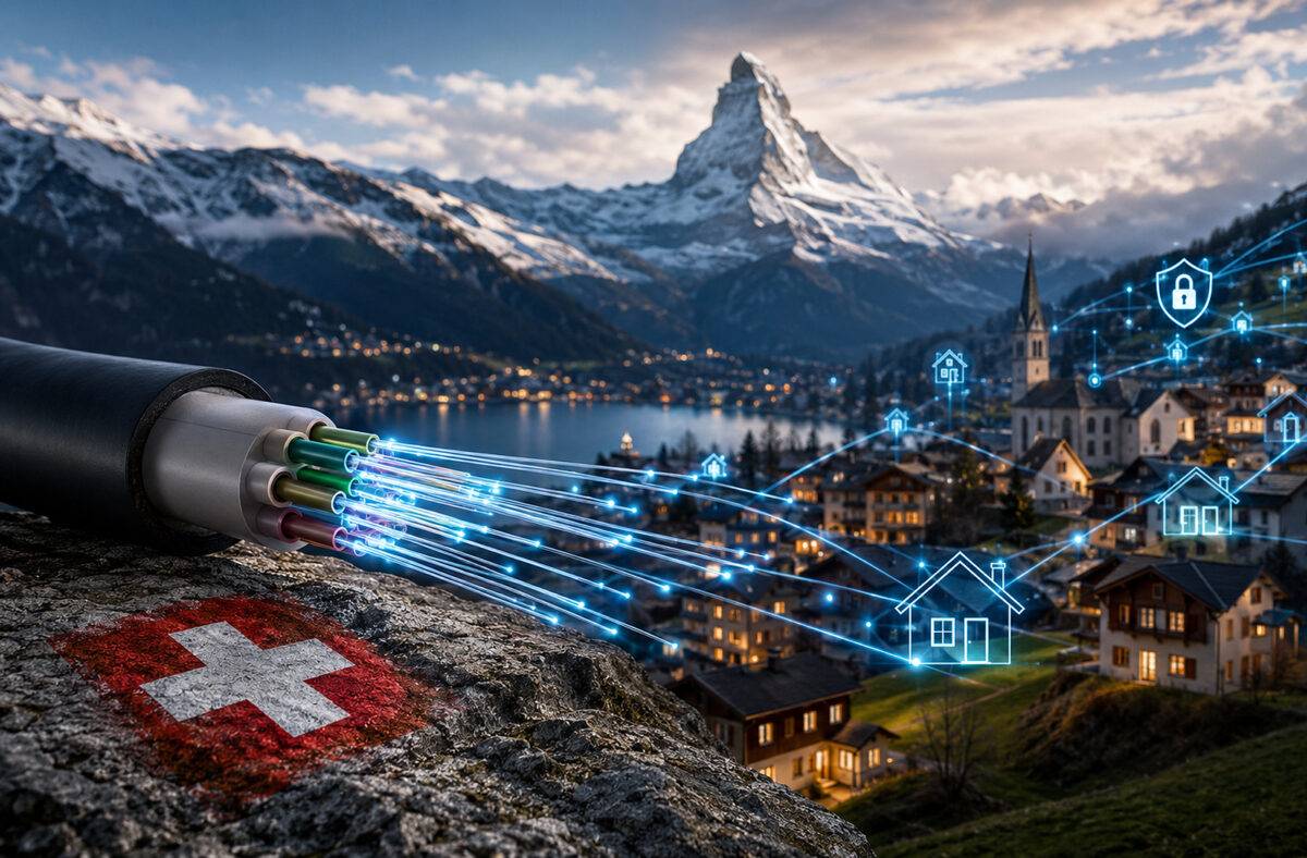 Le complexe dossier de la fibre optique en Suisse. Le complexe dossier de la fibre optique en Suisse.