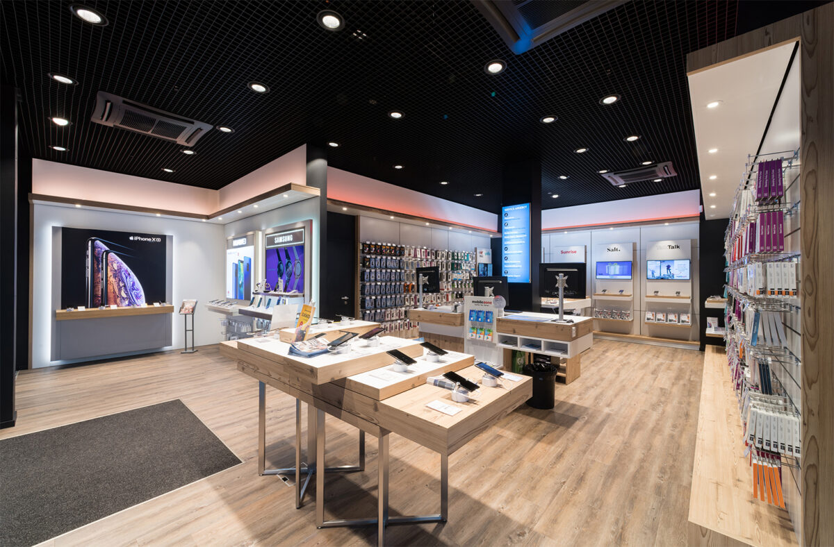 Un magasin Mobilezone.