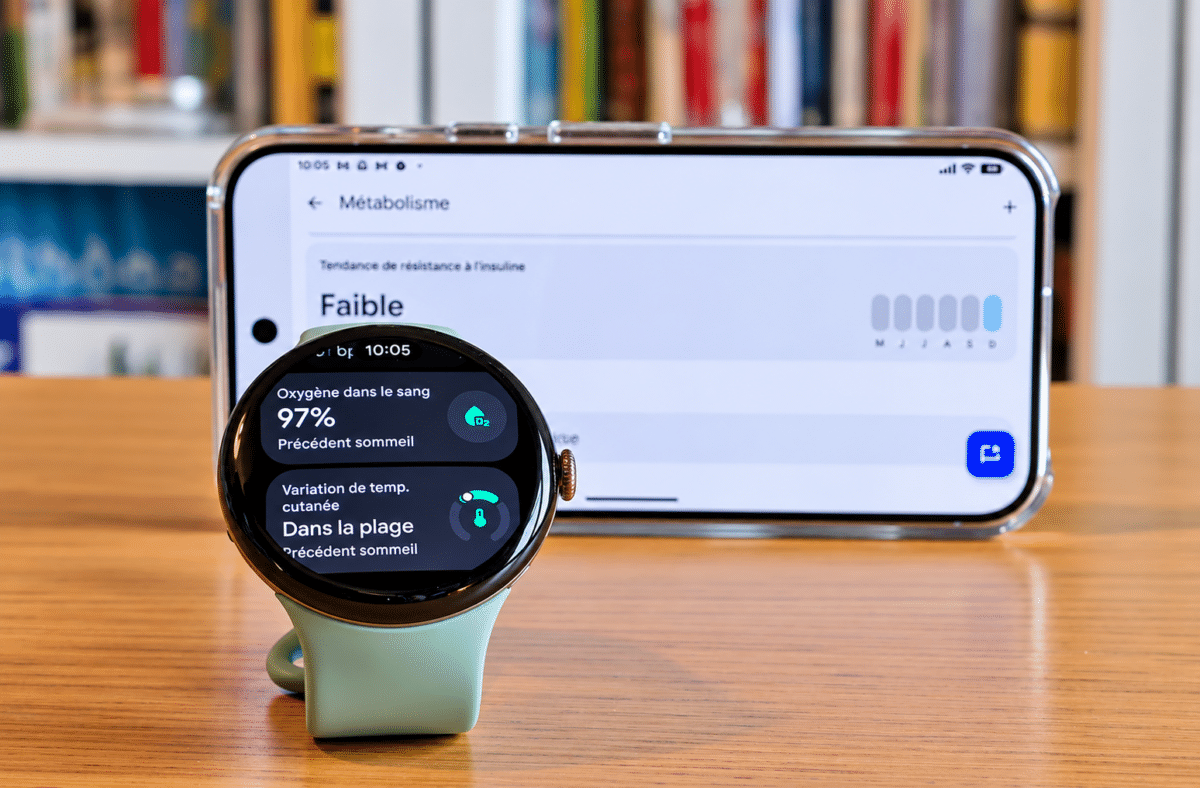 Le test complet de la Google Pixel Watch 5, couplée à Health.