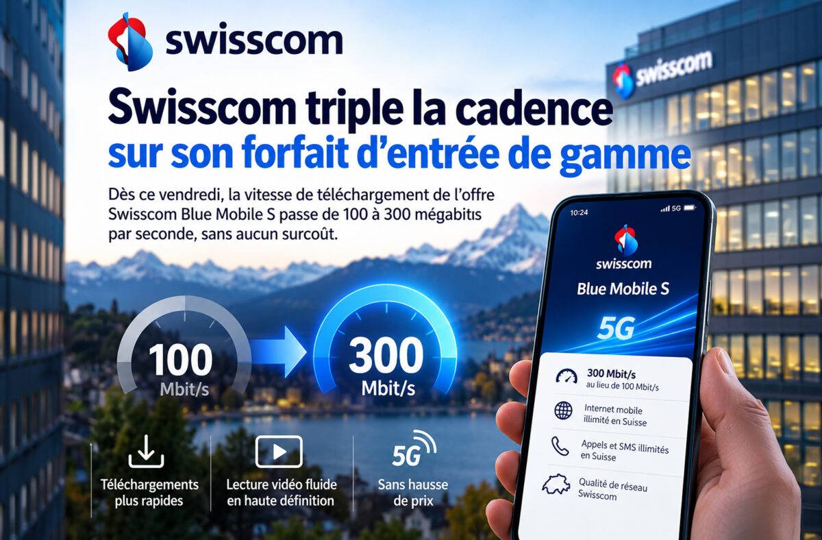 Swisscom Blue Mobile S plus rapide!